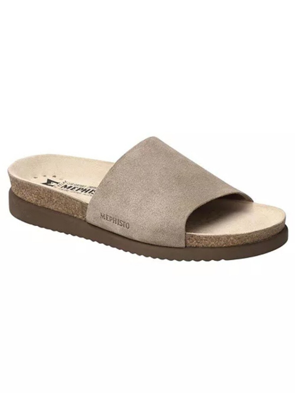 Mephisto Hanik Slide Sandal Taupe Women's 37
